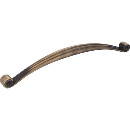 Jeffrey Alexander 12" Center-to-Center Antique Brushed Satin Brass Lille Appliance Handle 415-12ABSB